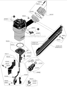 Part Location Diagram of LB1019 Senco Seal