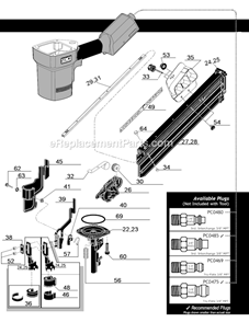 Part Location Diagram of LB0042 Senco Seal