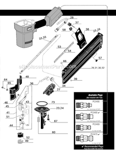 Part Location Diagram of GB0462 Senco Magazine