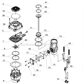 Part Location Diagram of BC0747 Senco Filter