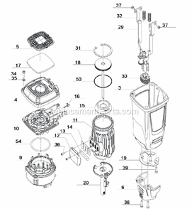 Page A Diagram and Parts List for GT90CH  Senco Nailer