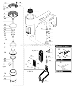 Part Location Diagram of LB0016 Senco Seal