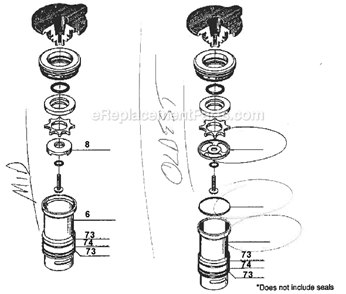 Page D Diagram and Parts List for M2  Senco Nailer