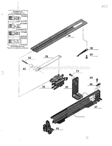 Page C Diagram and Parts List for M3  Senco Nailer
