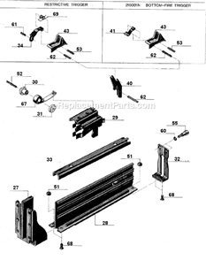 Page C Diagram and Parts List for M4  Senco Nailer