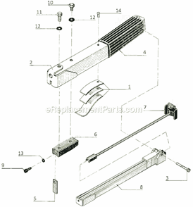 Page A Diagram and Parts List for PC0700  Senco Nailer