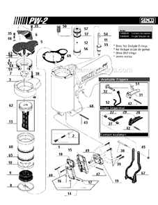 Part Location Diagram of BB0101 Senco Stop