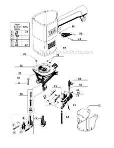 Page B Diagram and Parts List for SCN200R  Senco Nailer