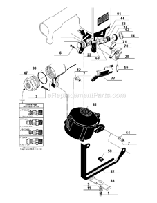 Page C Diagram and Parts List for SCN200R  Senco Nailer