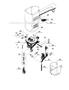 Part Location Diagram of 3605150 Senco Trigger