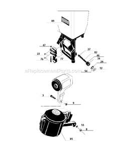 Page C Diagram and Parts List for SCN300  Senco Nailer