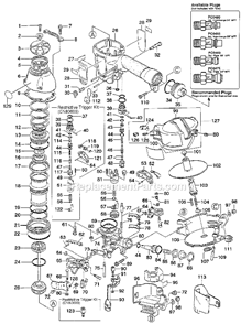 Page A Diagram and Parts List for SCN45  Senco Nailer