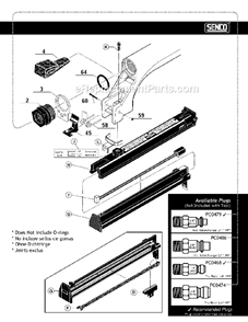 Part Location Diagram of KC0069 Senco Pin