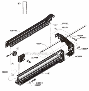 Page C Diagram and Parts List for SKS  Senco Nailer