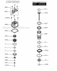 Page B Diagram and Parts List for SNS200XP  Senco Nailer