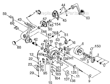 Part Location Diagram of 1146645 Shakespeare Trip Spring