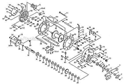 Page A Diagram and Parts List for TW50LCL  Shakespeare Baitcast Reels