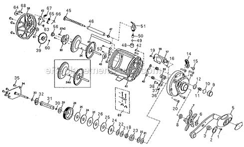 Part Location Diagram of 1145176 Shakespeare Bushing, 2 Pack