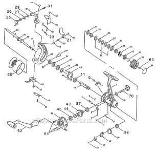Part Location Diagram of 1145697 Shakespeare Drive Gear