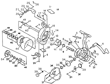 Part Location Diagram of 1146158 Shakespeare L-roller Screw