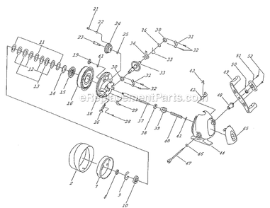 Page A Diagram and Parts List for CATSTIK  Shakespeare Spinning Reels