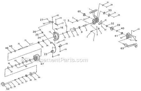 Page A Diagram and Parts List for PRIUS20  Shakespeare Spinning Reels