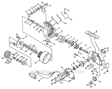 Part Location Diagram of 1146138 Shakespeare Bail Holder Screw