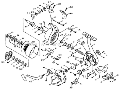 Part Location Diagram of 1145817 Shakespeare Drag Knob Assembly