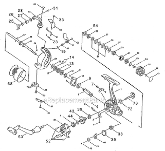 Part Location Diagram of 1146564 Shakespeare Spool Assembly