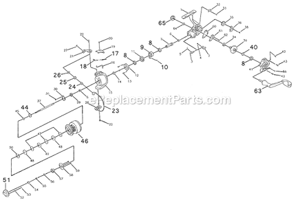 Part Location Diagram of 1145525 Shakespeare Handle Arm Assembly