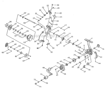 Part Location Diagram of 1145258 Shakespeare Assembly