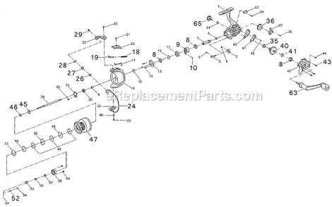 Part Location Diagram of 1146271 Pflueger Right Side Cover Screw, B, 2 P