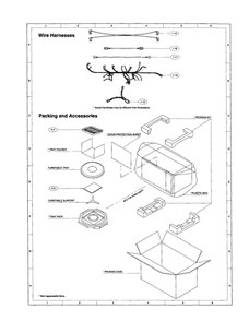 Part Location Diagram of FACCDB003MRE0 Sharp POWER CORD