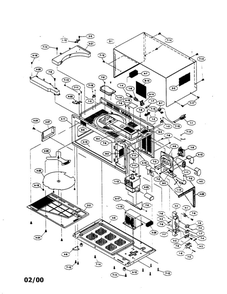 Part Location Diagram of PCLIC0020MRE0 Sharp CLIP