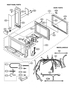 Part Location Diagram of LSTPPB023MRF0 Sharp Door Latch
