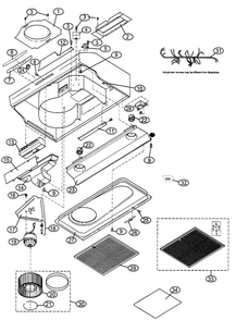 Part Location Diagram of LXBZB021MRE0 Sharp Hardware