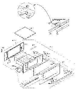 Part Location Diagram of XEPS730P10XS0 Sharp Microwave screw, m3 x 10