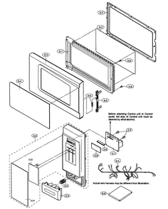 Part Location Diagram of XEPS740P08000 Sharp Screw
