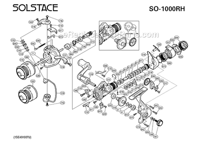 Part Location Diagram of 10MFC Shimano Click Pin