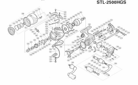Part Location Diagram of 10MLT Shimano O-ring