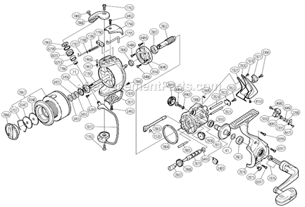 Part Location Diagram of RD7820 Shimano Rear Protector
