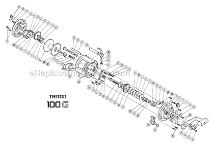 Part Location Diagram of 10PE2 Shimano Pawl Supporter