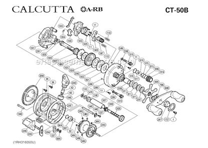 Part Location Diagram of BNT3391 Shimano Ball Bearing