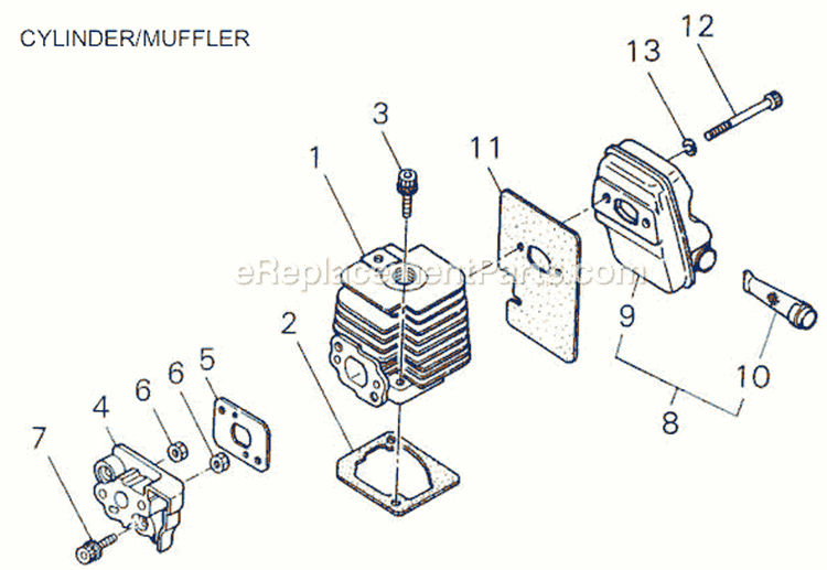 Page A Diagram and Parts List for 22F After S/N 4100001 Shindaiwa Trimmer