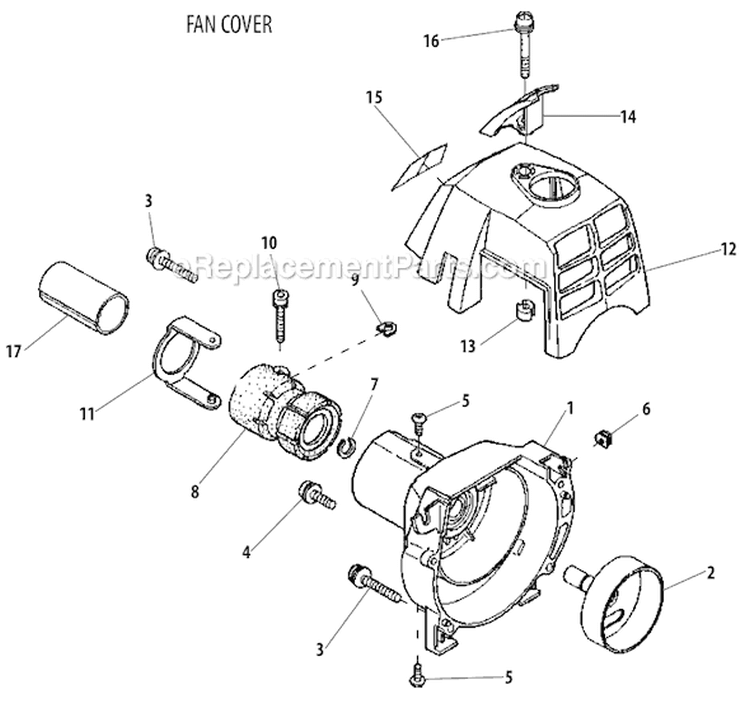 Page C Diagram and Parts List for 22F Before S/N 4100001 Shindaiwa Trimmer