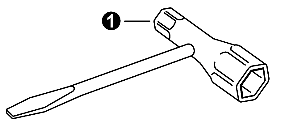 Tools Diagram and Parts List for 492 C83615001001 - C83615999999 Shindaiwa Chainsaw