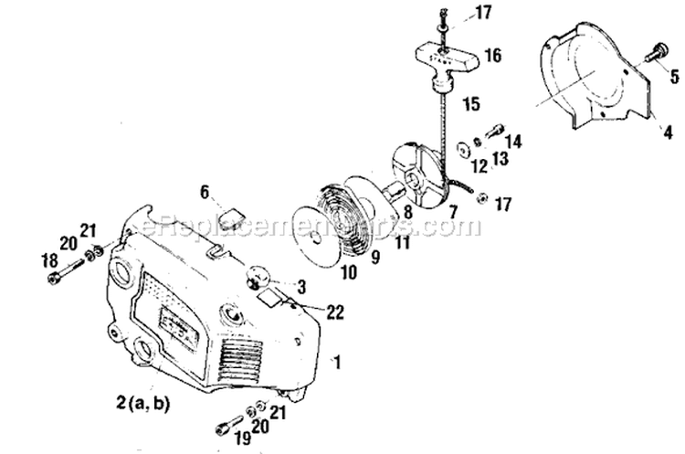 Page I Diagram and Parts List for 450  Shindaiwa Chainsaw