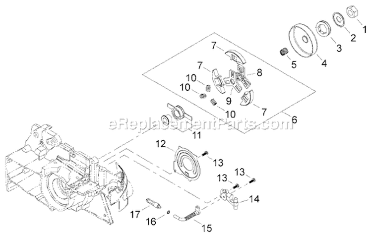 Page G Diagram and Parts List for 502S  Shindaiwa Chainsaw