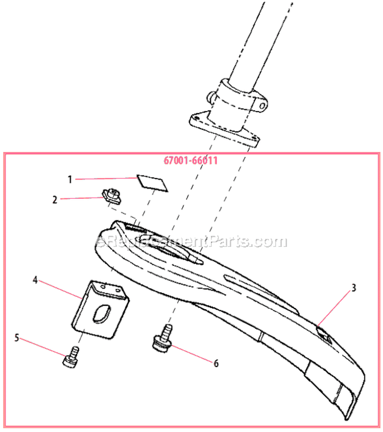 Page I Diagram and Parts List for 61480  Shindaiwa Trimmer