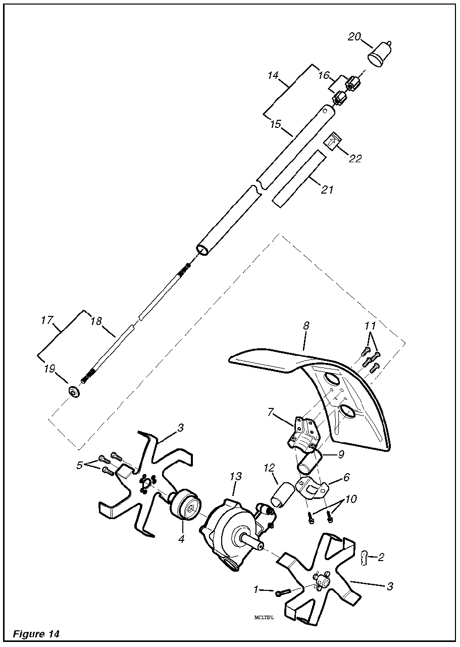 General Assembly Diagram and Parts List for 80265 99922201478 Shindaiwa Trimmer